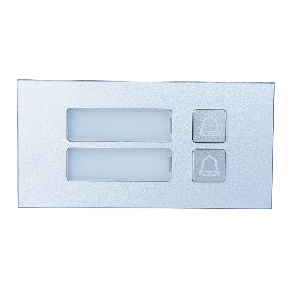 Módulo de 2 botões de chamada mecânicos para o sistema modular de videoporteiro da série Dahua VTO4202F-X