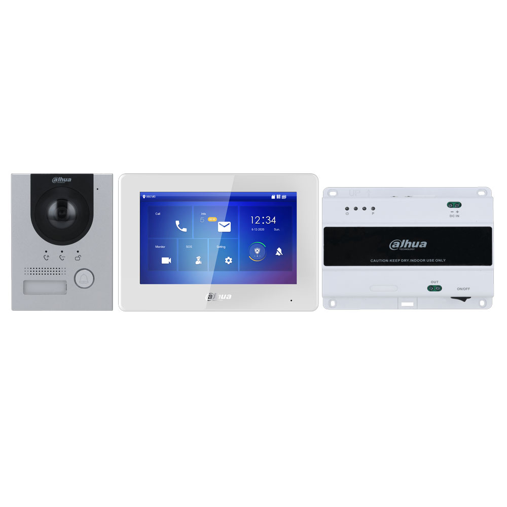 Kit de vídeo porteiro de 2 fios da Dahua Série KTD01L