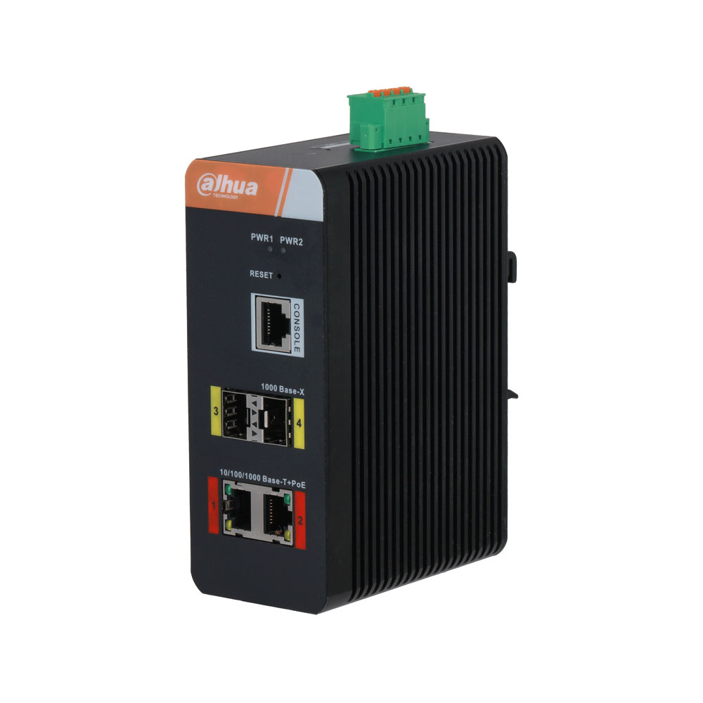 Switch Industrial Gerido Gigabit de 4 portas (L2)