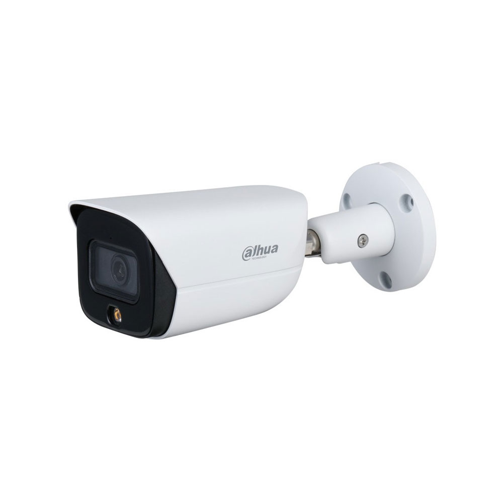 DH-IPC-HFW3249EP-S-IL-0280B - Câmara IP Dahua WizSense. 2MP@25ips, AI-H.265+/Smart H.265+. ICR, 0,002/0,0002 lux, Smart Dual Light 50m. Ótica fixa de 2,8 mm. WDR 120dB, 3D-NR, 4 ROI. Proteção de perímetro, SMD 4.0. Microfone incorporado. Ranhura para microSD. RJ45, Onvif, IP67, 3AXIS, PoE