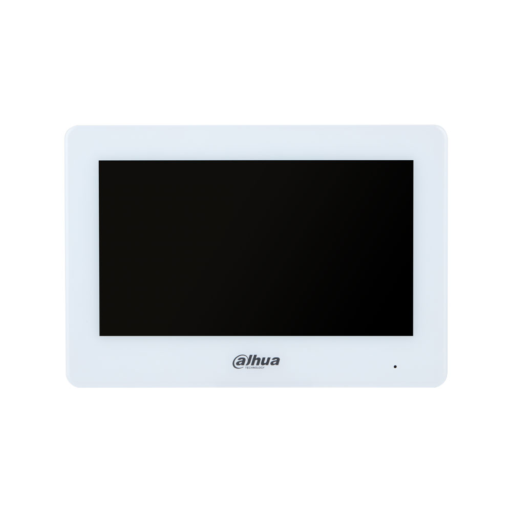 Monitor interior híbrido Wi-Fi de 7" com 2 fios para sistema de vídeo porteiro