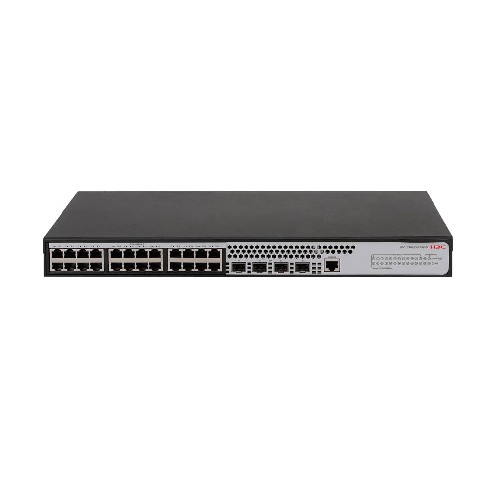Comutador Gigabit L2 de 24 portas com 4 ranhuras Gigabit SFP
