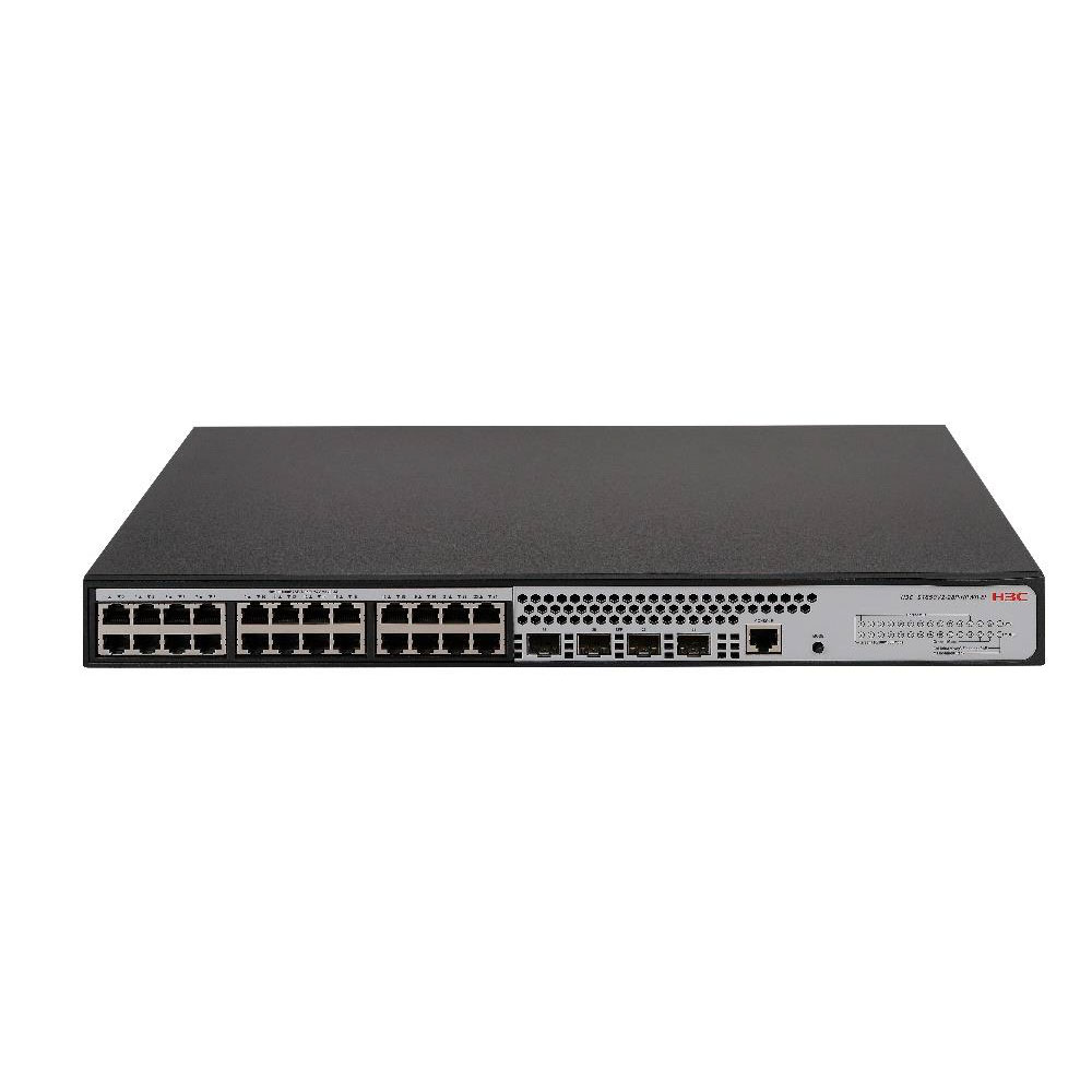Switch Gigabit L2 PoE PoE de 24 portas com 4 ranhuras Gigabit SFP