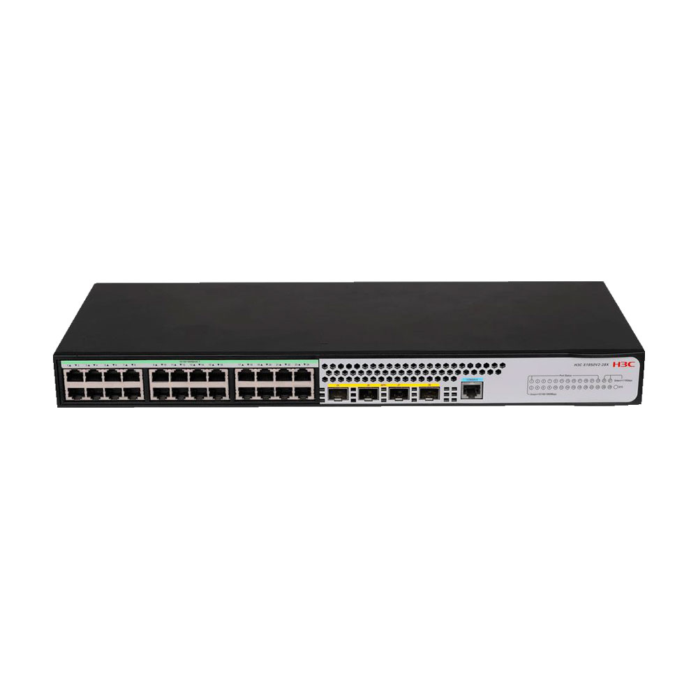 Comutador Gigabit L2 de 24 portas com 4 ranhuras SFP+
