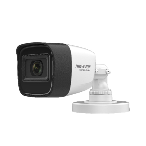 Câmara bullet 4 em 1 da série HIKVISION® HiWatchT com iluminação exterior IR inteligente de 30 m