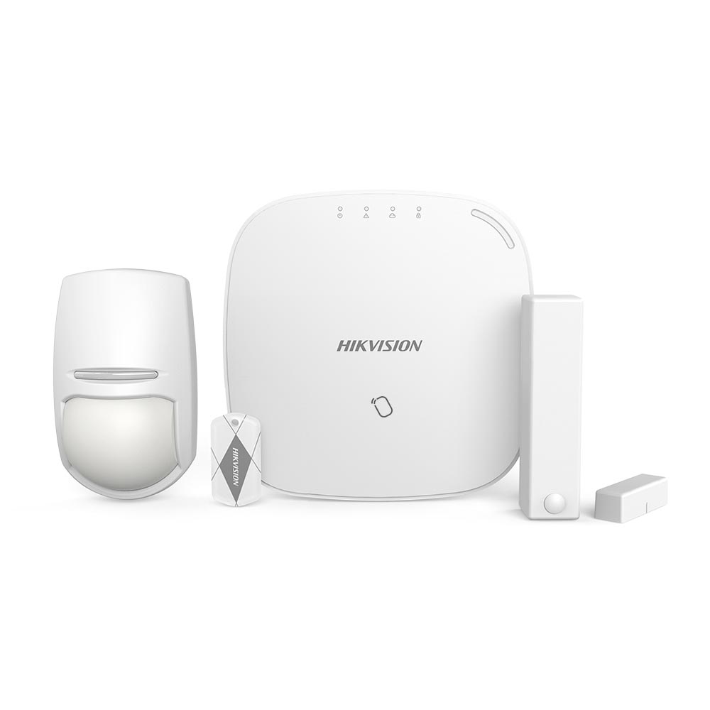 Kit AXHub de HIKVISION compuesto por: 1x Panel de control de 32 zonas vía radio DS-PWA32-HGR de la serie AX (incorpora m