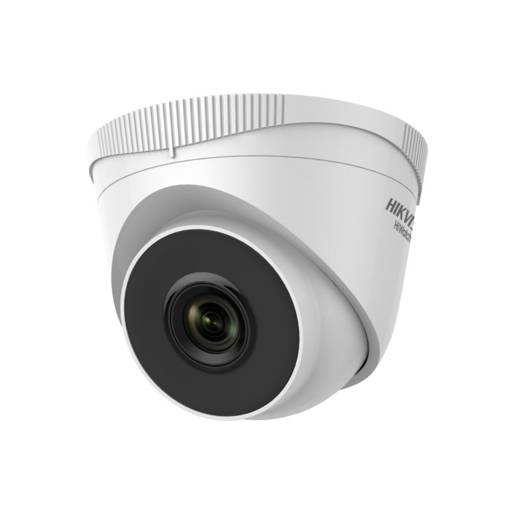 HIKVISION® HiWatchT IP Dome 4MP IR 30m para utilização no exterior