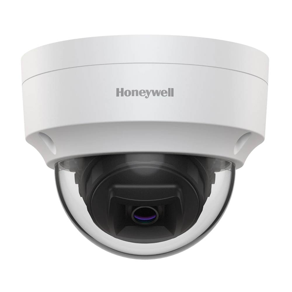 Domo fijo IP de HONEYWELL de 5MP con Smart IR 30m, antivandálico apto para exterior