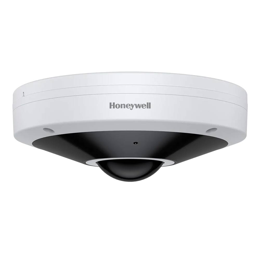 Domo fisheye IP de HONEYWELL de 5MP con Smart IR 20m, antivandálico apto para exterior