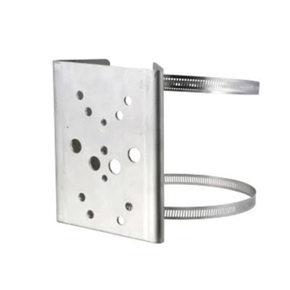 Suporte concebido para montar um projetor Raytec em postes/colunas circulares de Ø50~170 mm.