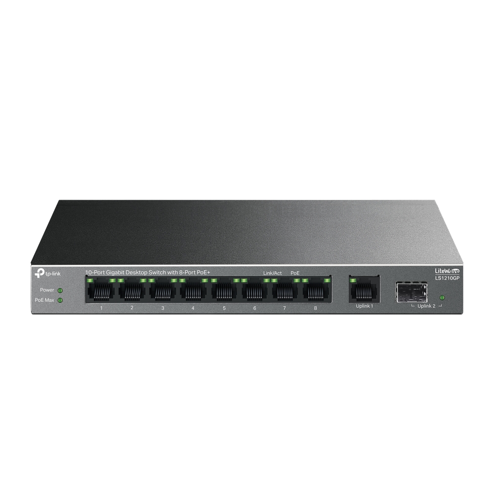Switch no gestionable PoE+...