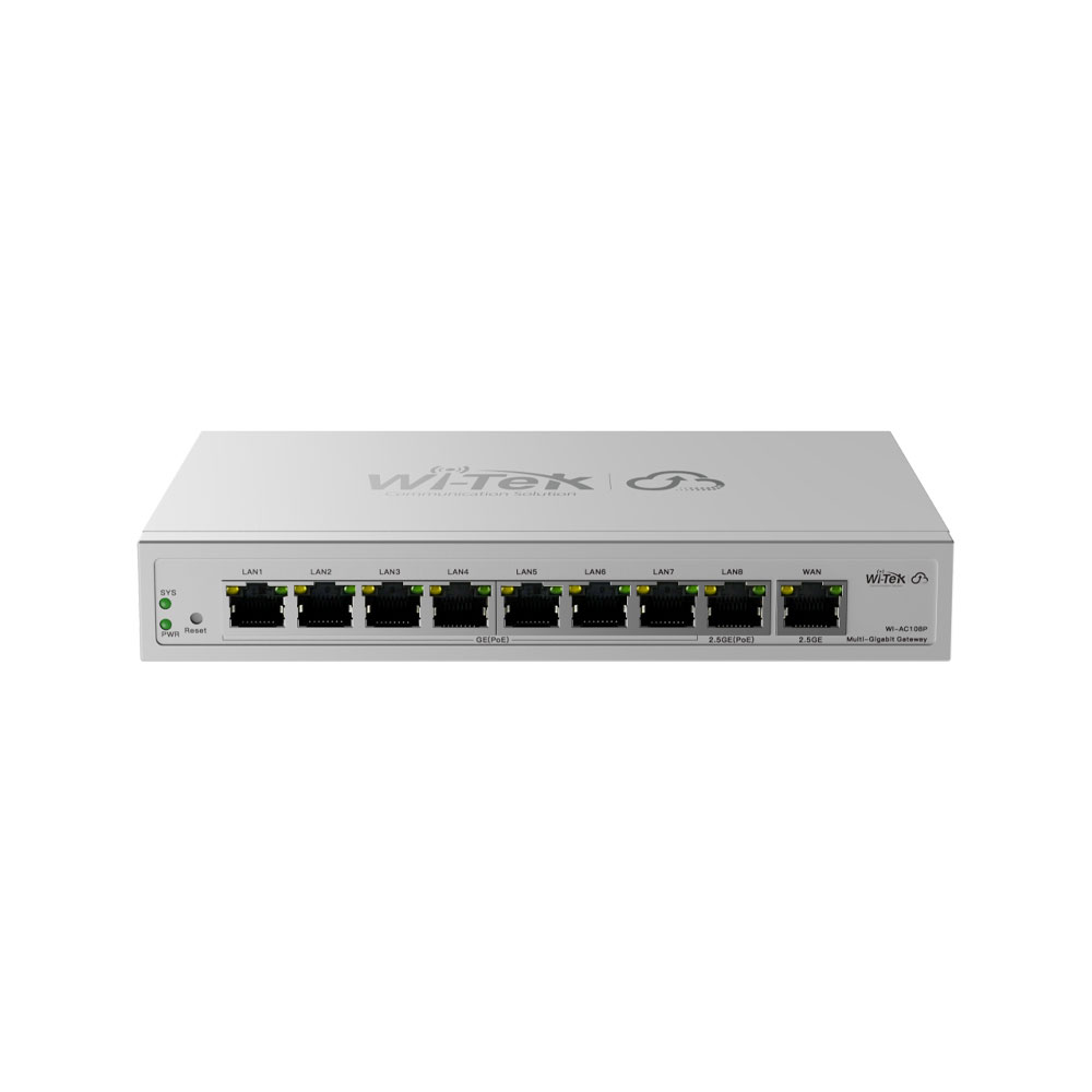 Gateway PoE de 8 portas na nuvem