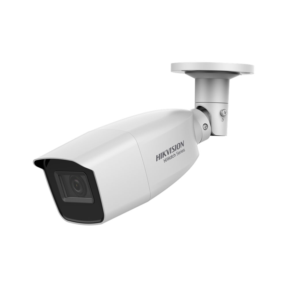 Câmara bullet 4 em 1 da série HIKVISION® HiWatchT com iluminação exterior IR inteligente de 40 m